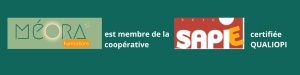 Bandeau Méora Formations membre Sapie certifiée Qualiopi